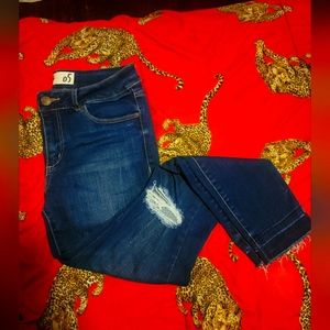 Garage jeans, blk, size 5.